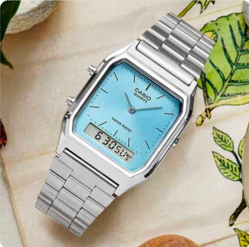 Casio Women's Quartz Analog Watch with Stainless Steel Strap