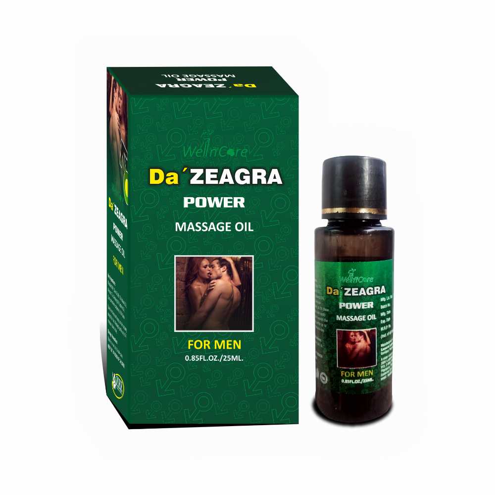 Pack of 2 Da' ZEAGRA Power Massage Oil